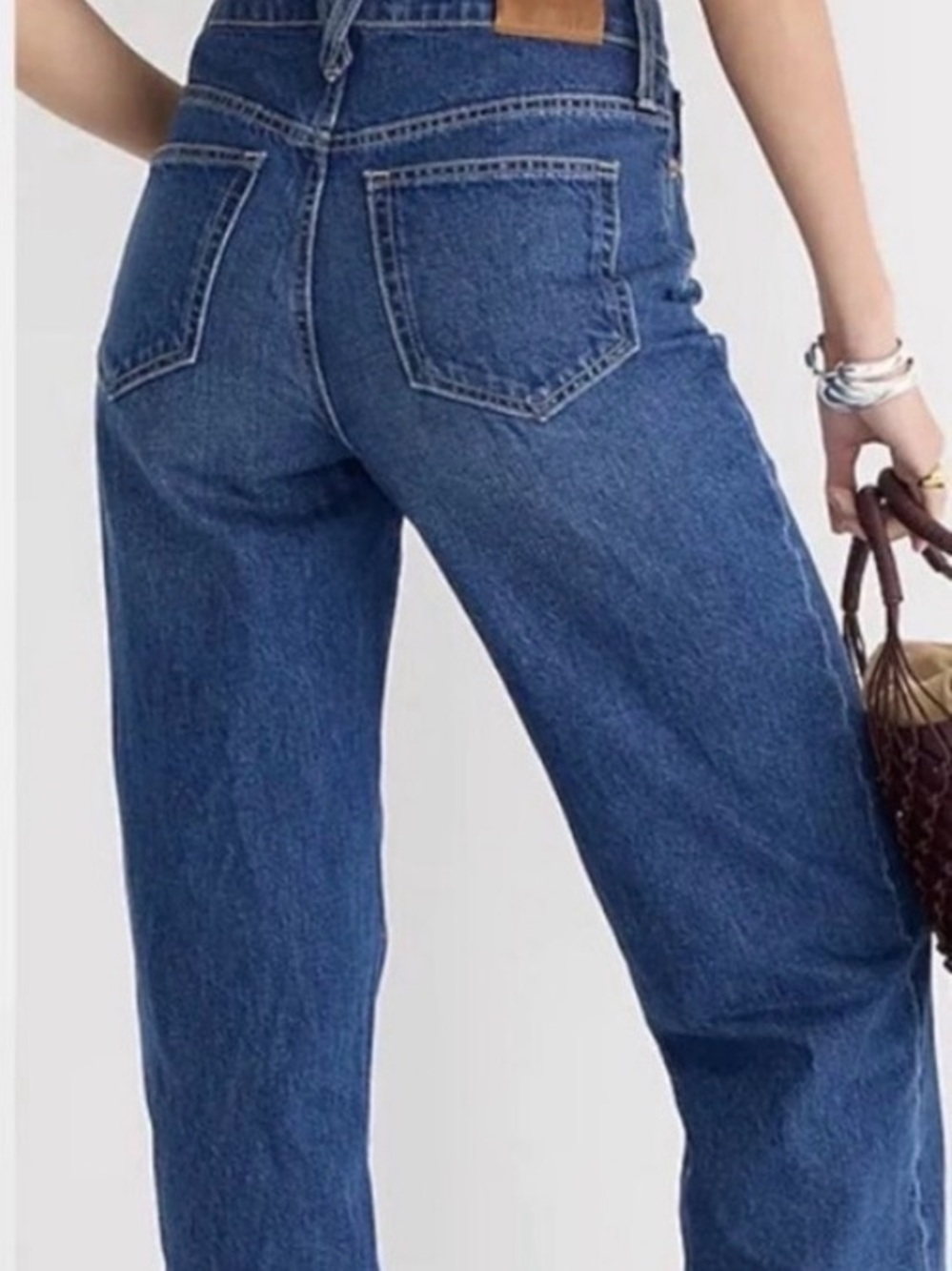 J Crew ‘90s Wide Leg High Rise Jeans